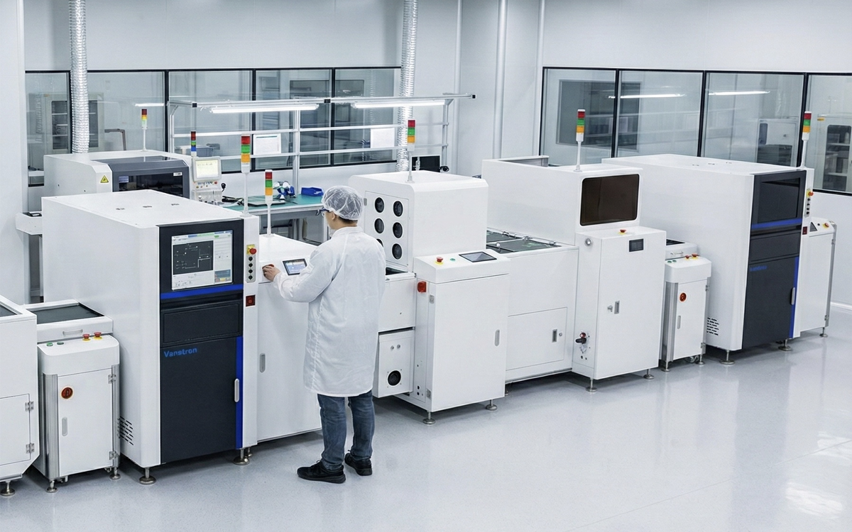 Vanstron innovation Boards handling system 